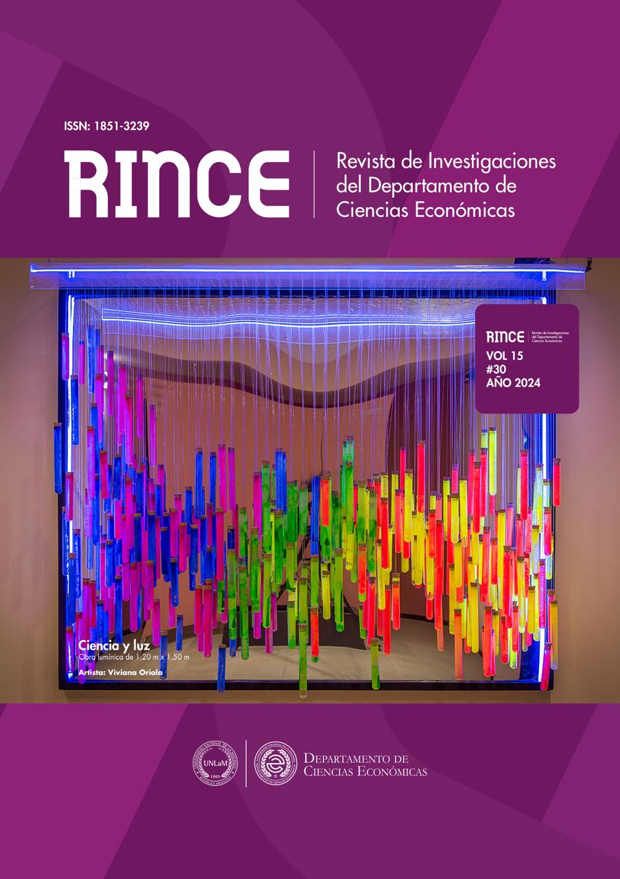 					Ver Vol. 15 Núm. 30 (2024): Revista de Investigaciones del Departamento de Ciencias Económicas
				