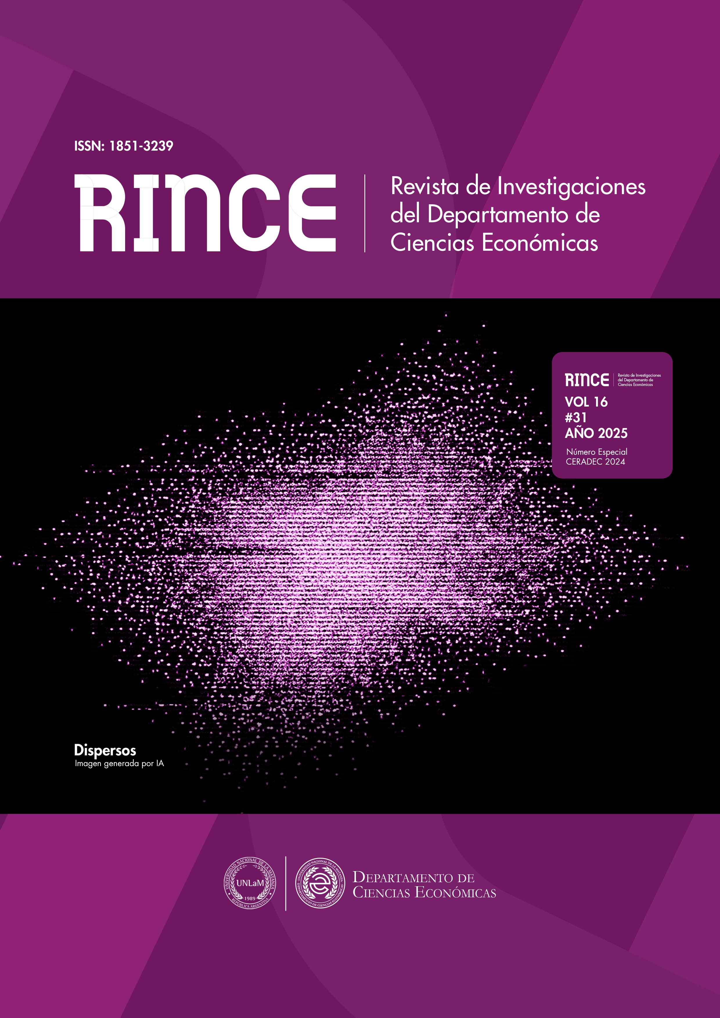 					Ver Vol. 16 Núm. especial 31 (2025): Revista de Investigaciones del Departamento de Ciencias Económicas. CERADEC 2024
				